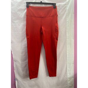 Spyder Active Women's Size M Red Leggings with Side Pockets
